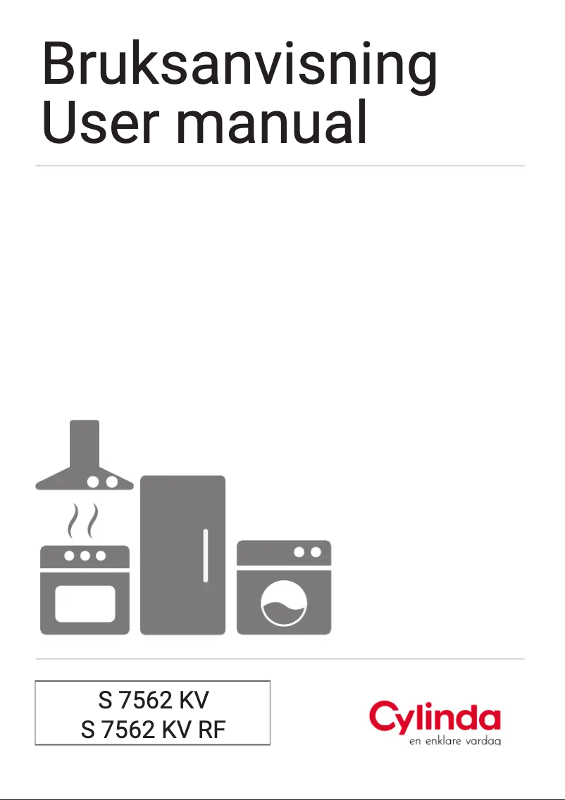 Image de la première page du manuel de l'appareil S7562KV