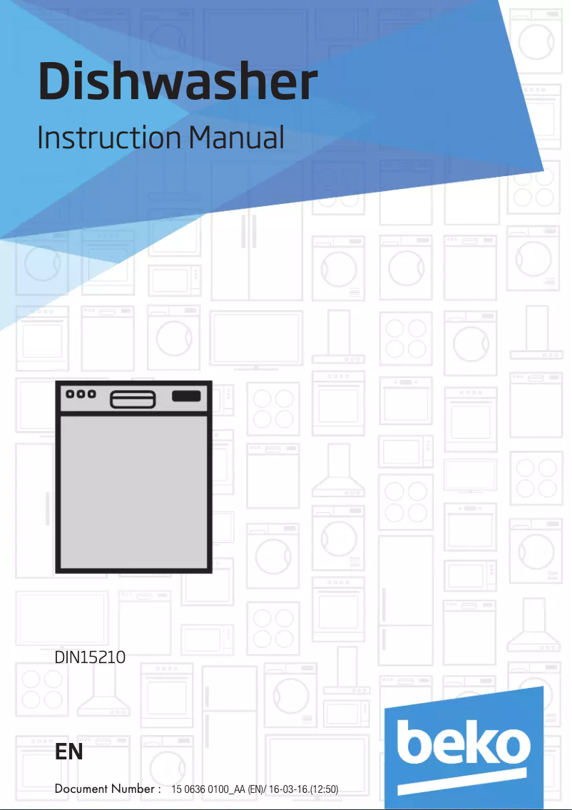 Page 1 de la notice Manuel utilisateur Beko DIN 15210