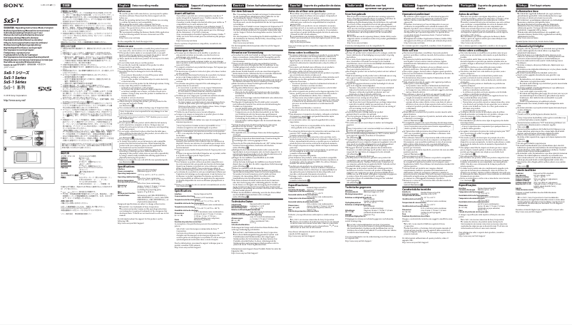 Página 1 del manual Manual de usuario Sony SBS-128G1C