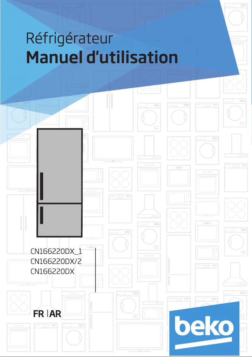 Image de la première page du manuel de l'appareil CN166220DX/1