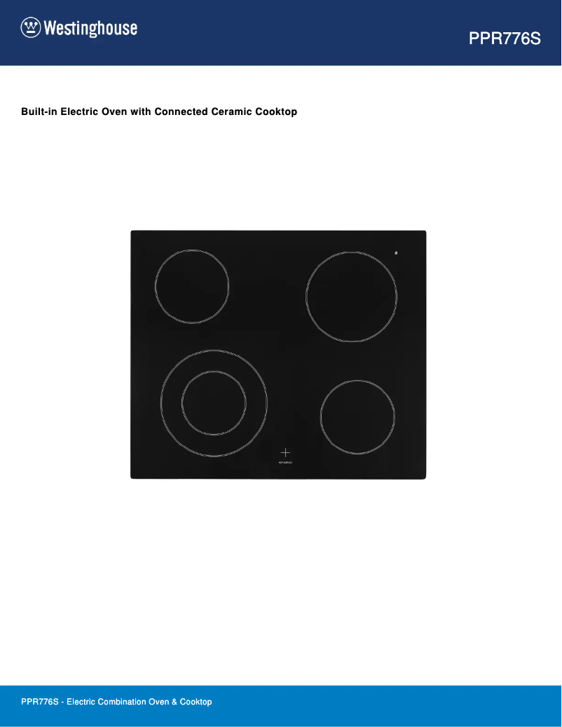 Image de la première page du manuel de l'appareil PPR776S