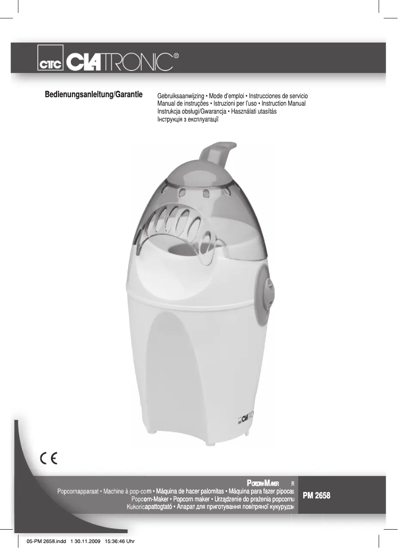 Image de la première page du manuel de l'appareil PM 2658