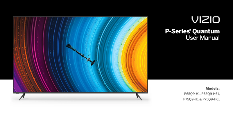 Image de la première page du manuel de l'appareil P75Q9-H1