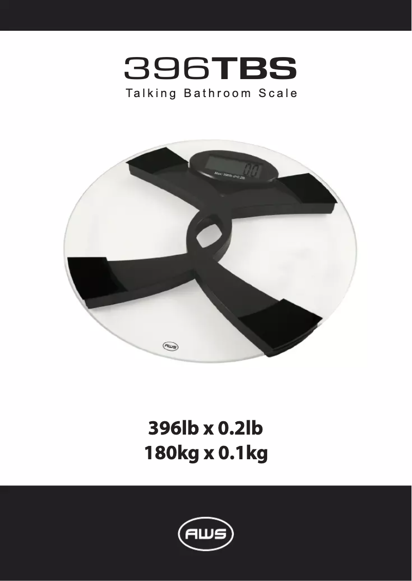 Page n°1 - Manuel utilisateur AWS 396TBS