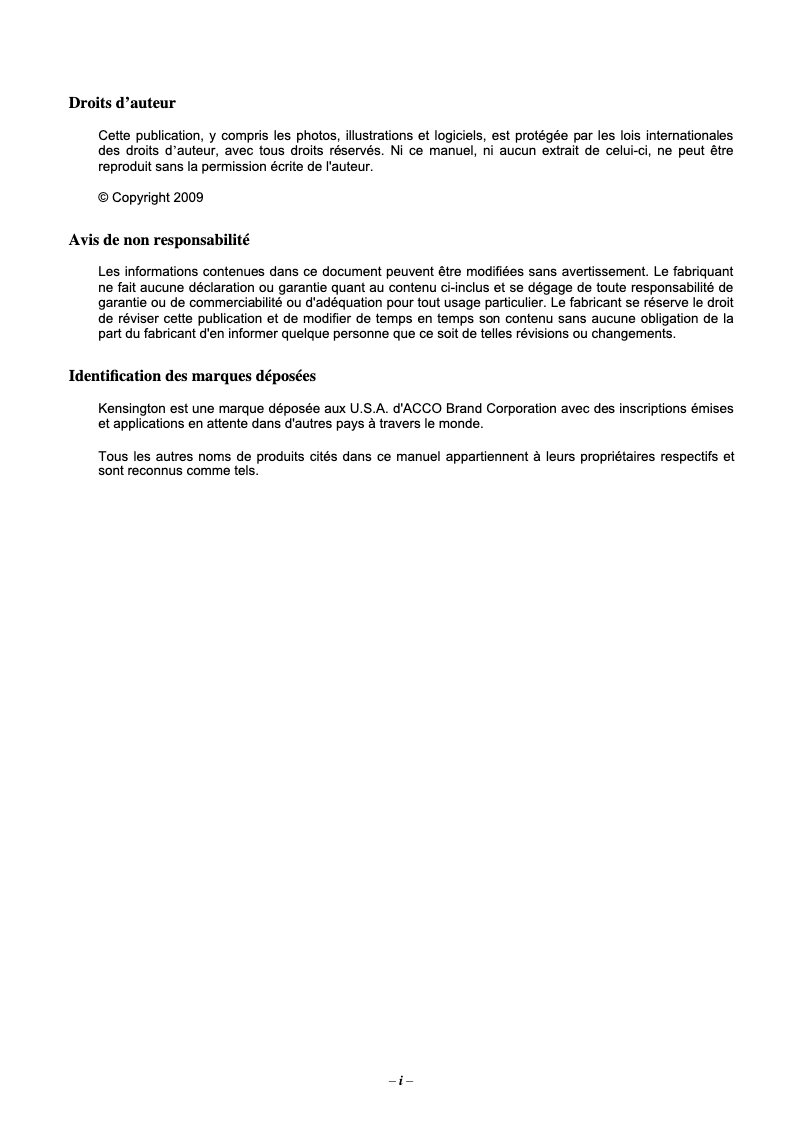 Page 1 de la notice Manuel utilisateur Vivitek H5080