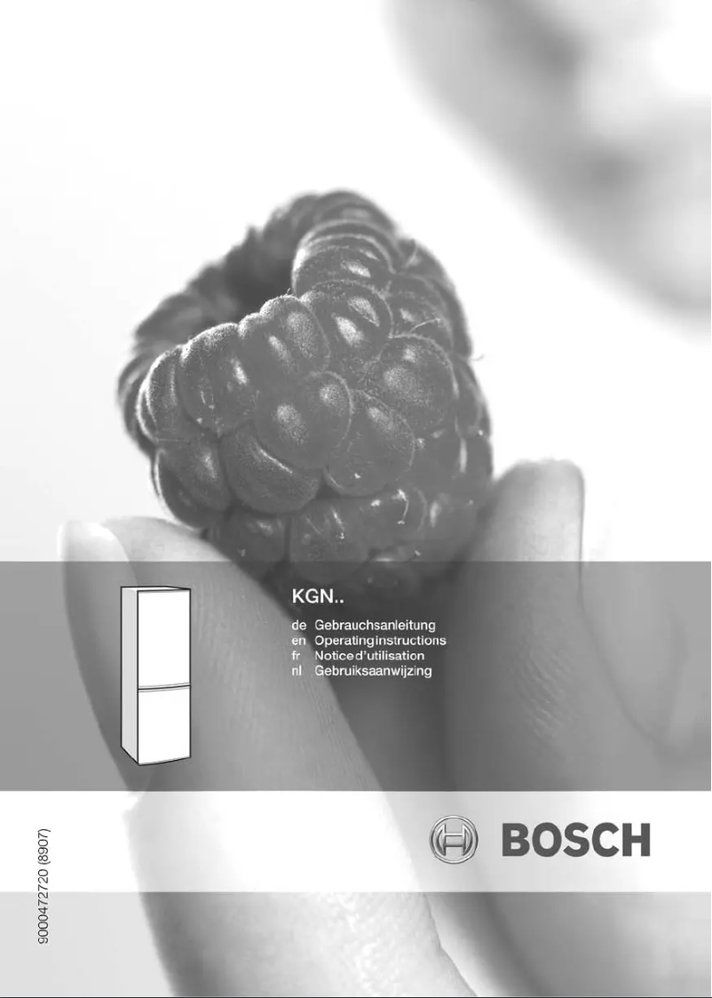 Page n°1 - Manuel utilisateur Bosch KGN39A97