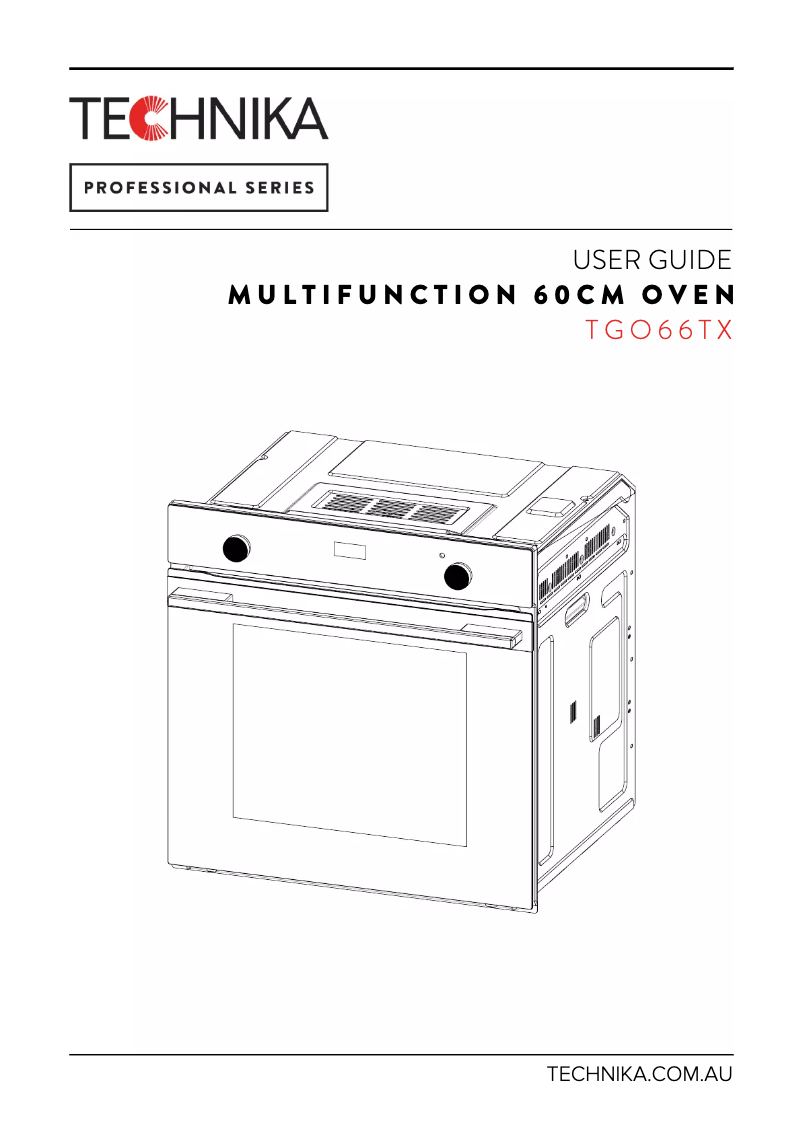 Page 1 de la notice Manuel utilisateur Technika TGO66TX