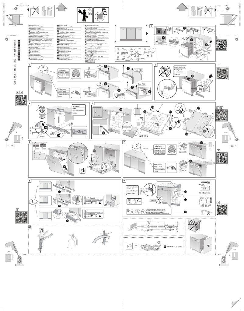 Page n°1 - Guide d'installation Neff S155HVX00G