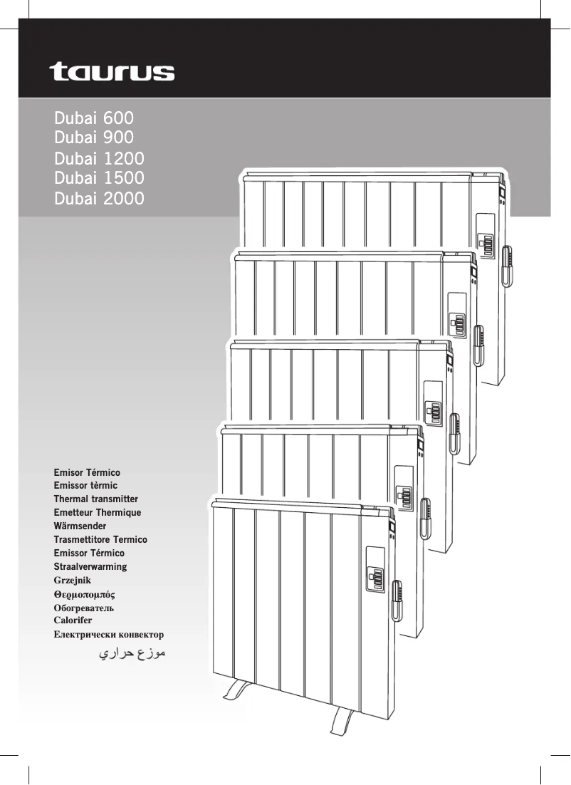 Page 1 de la notice Manuel utilisateur Taurus Dubai 900