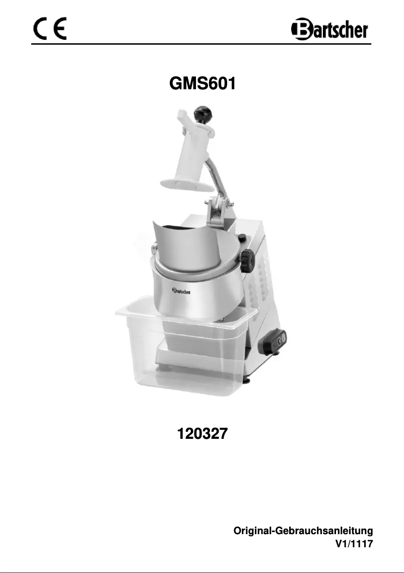 Image de la première page du manuel de l'appareil GMS601