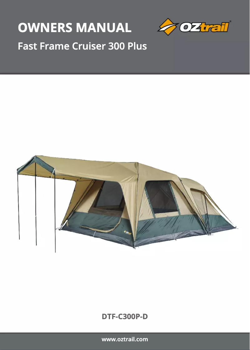 Imagen de la primera página del manual del dispositivo Fast Frame Cruiser 300 Plus