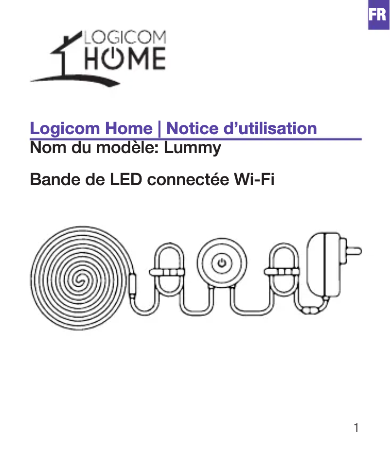 Page 1 de la notice Manuel utilisateur Logicom Lummy