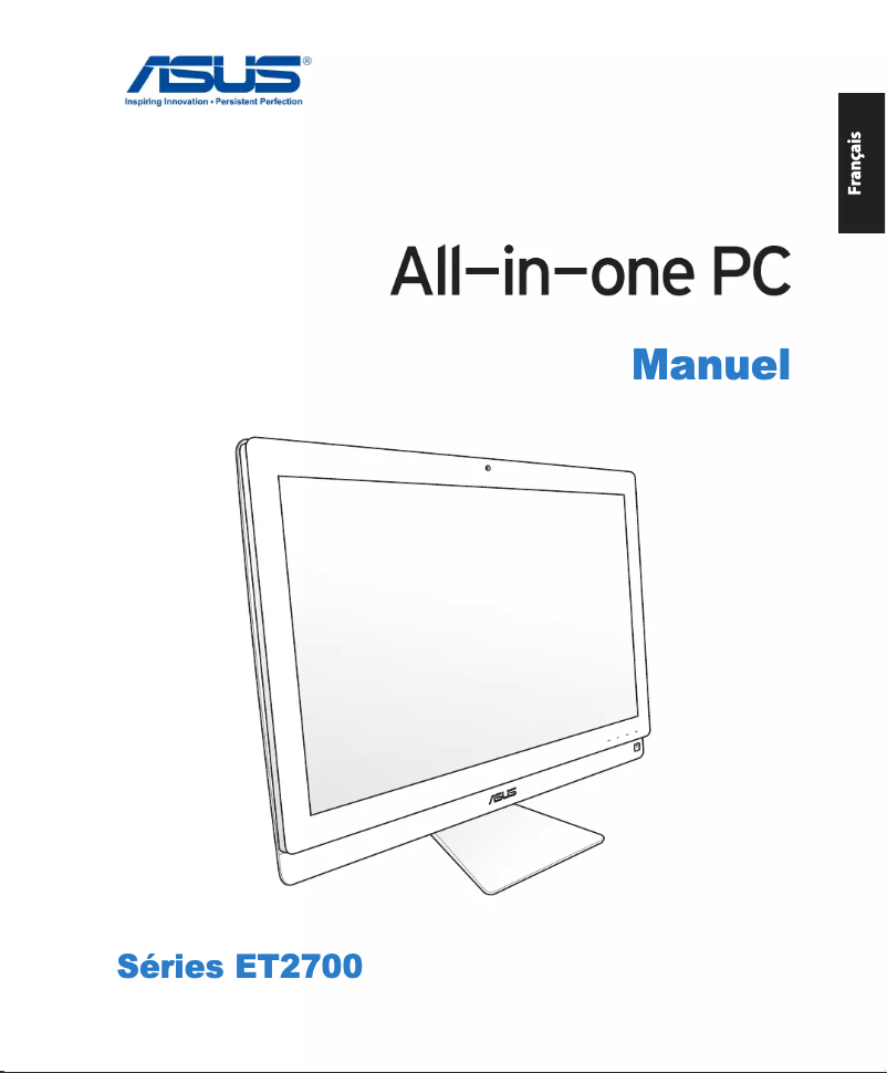 Page n°1 - Manuel utilisateur Asus EeeTop ET2700