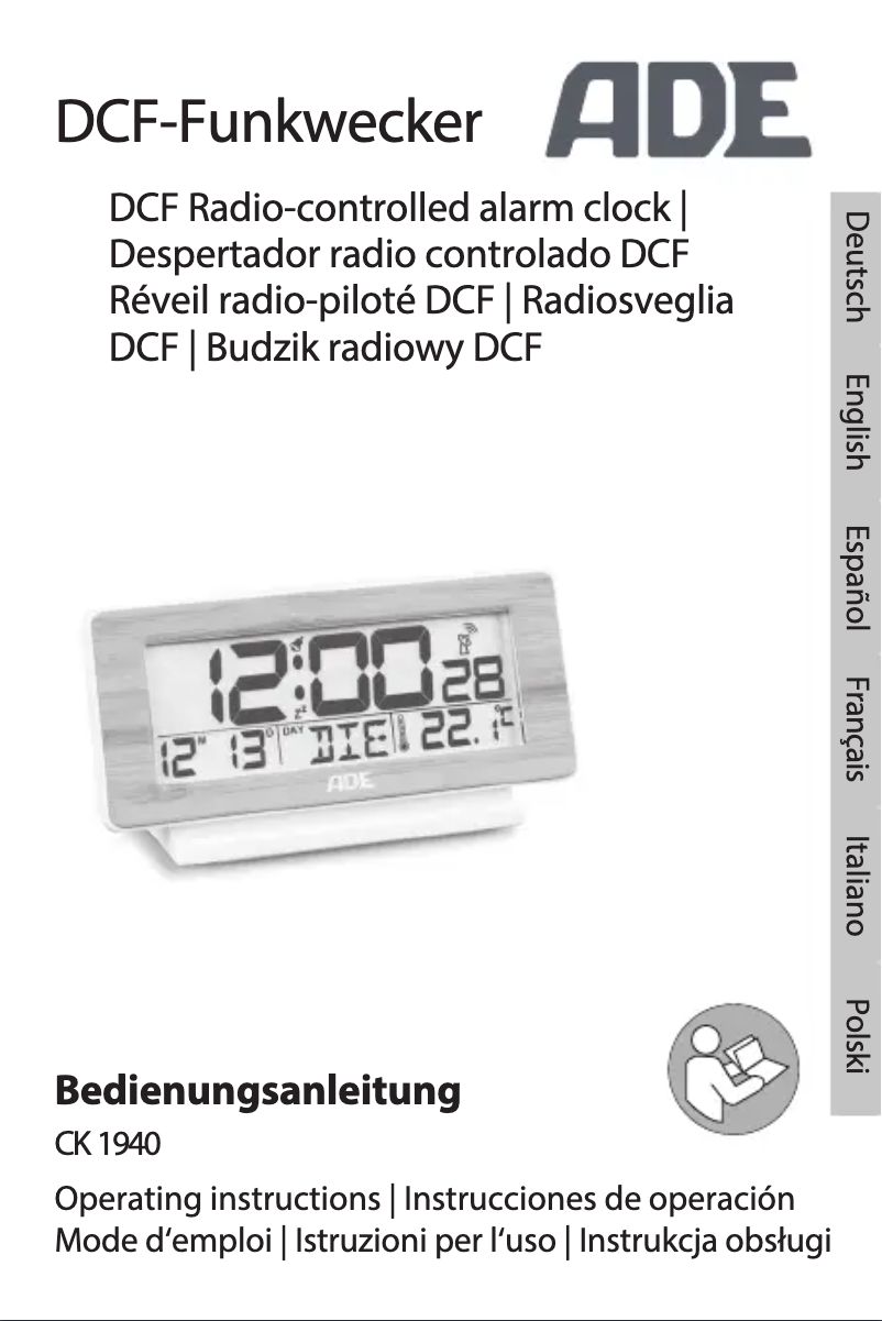 Page 1 de la notice Manuel utilisateur ADE CK 1940