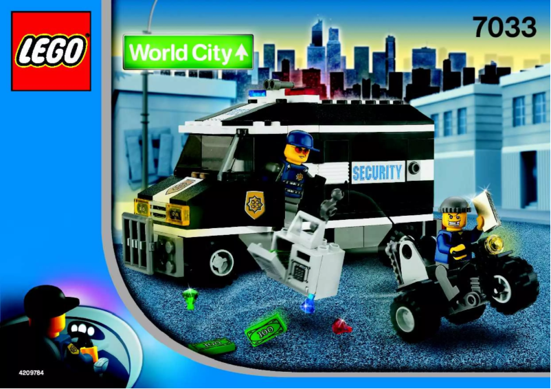 Page 1 de la notice Manuel utilisateur Lego World City 7033