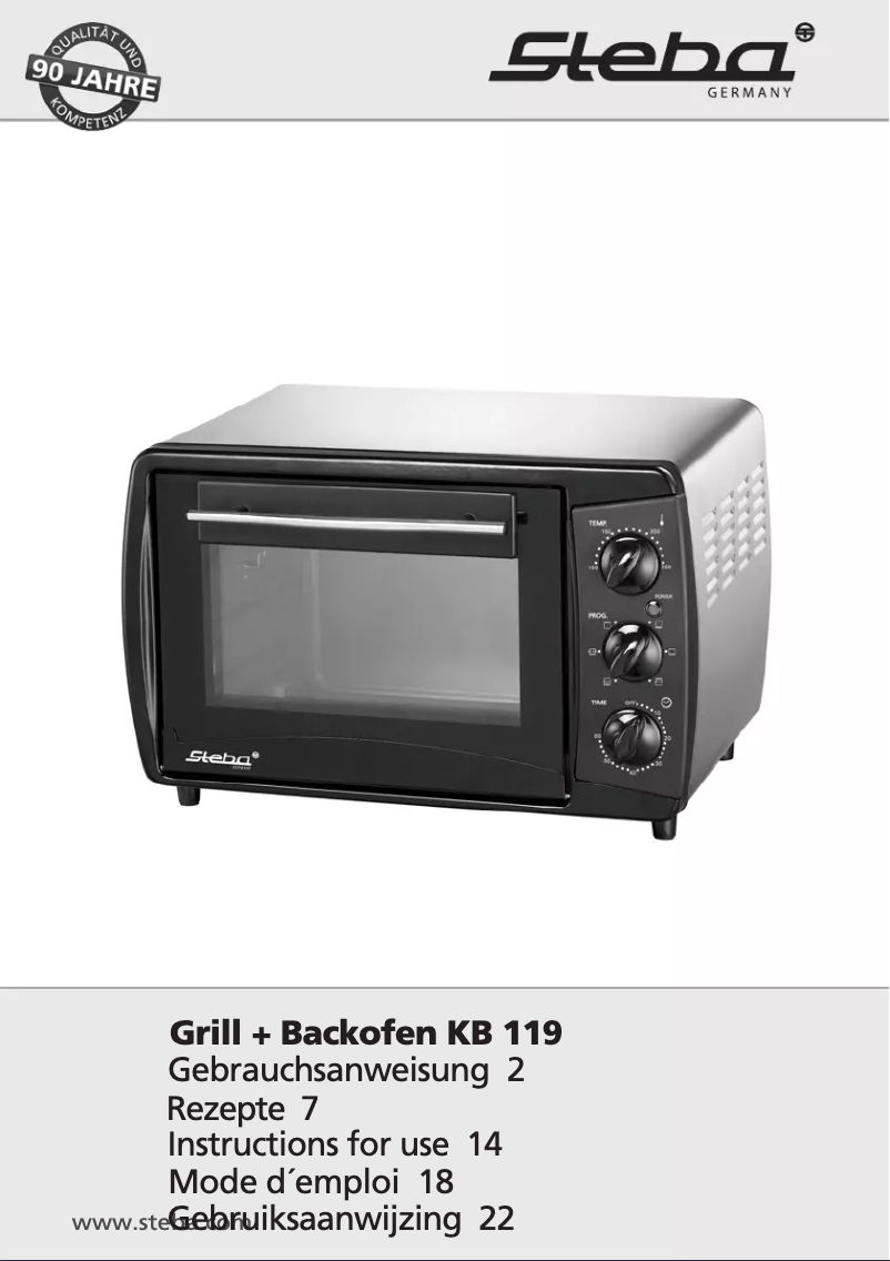 Image de la première page du manuel de l'appareil KB 119