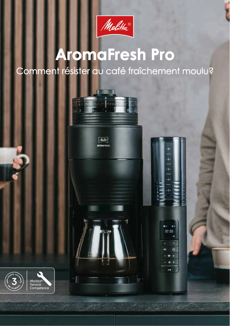 Page n°1 - Manuel utilisateur Melitta AromaFresh Pro