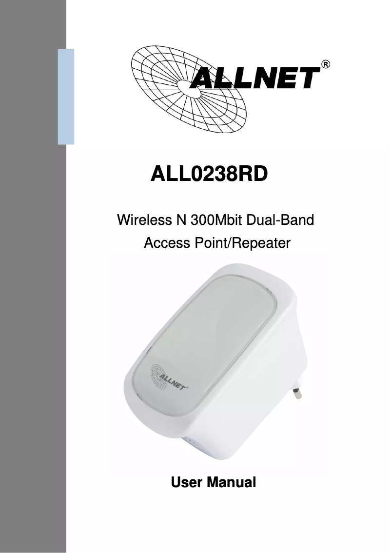 Page 1 de la notice Manuel utilisateur Allnet ALL0238RD