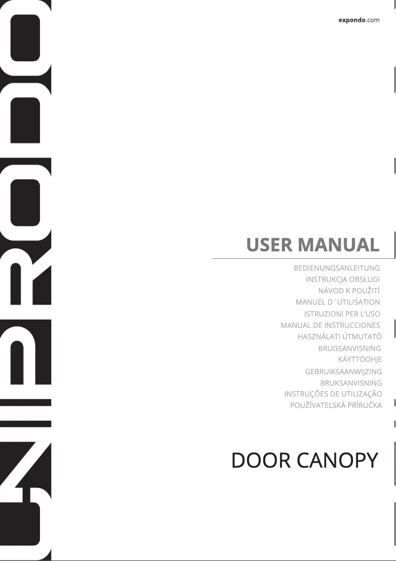 Page 1 de la notice Manuel utilisateur Uniprodo UNI_DC_01