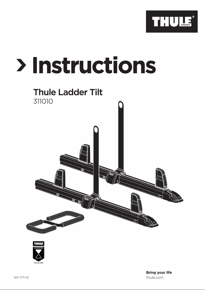 Page n°1 - Manuel utilisateur Thule Ladder Tilt