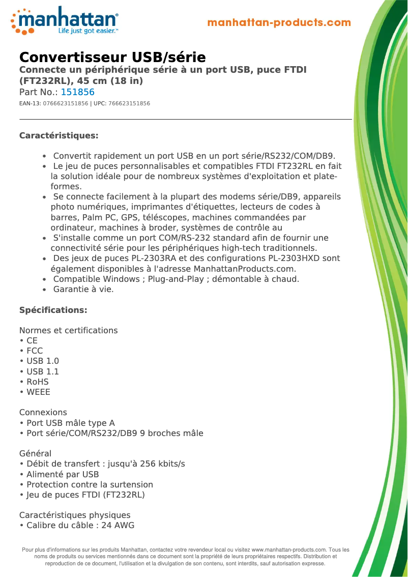 Image de la première page du manuel de l'appareil 151856