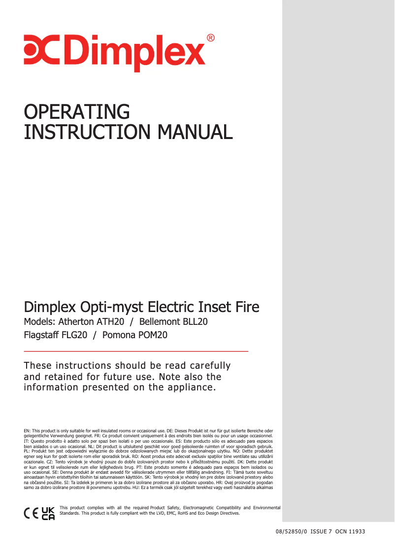 Image de la première page du manuel de l'appareil BLL20