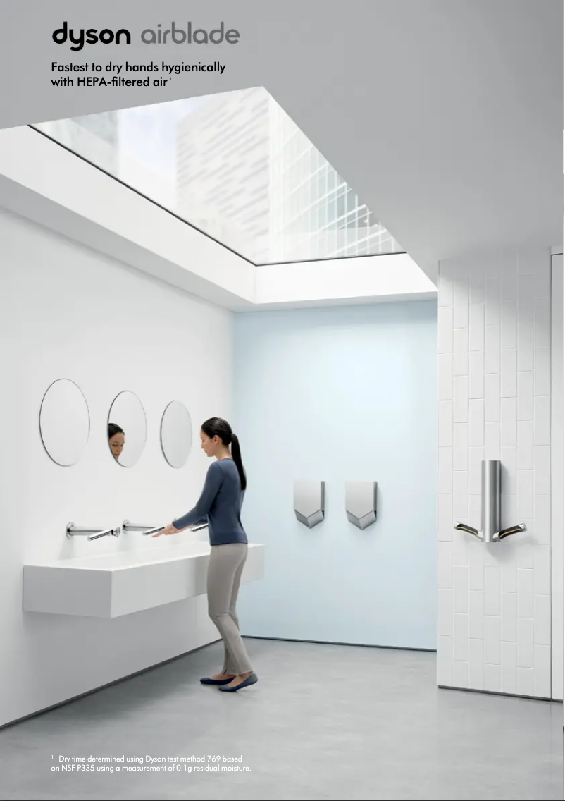 Page n°1 - Brochure Dyson Airblade 9kJ