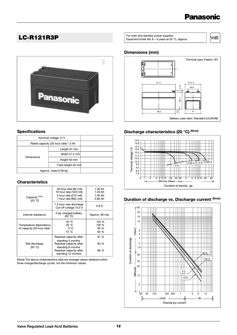 Image de la première page du manuel de l'appareil LC-R121R3P