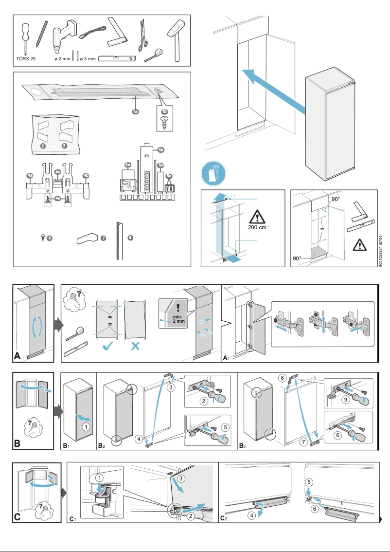 Page n°1 - Guide d'installation Siemens KI22LVS30G