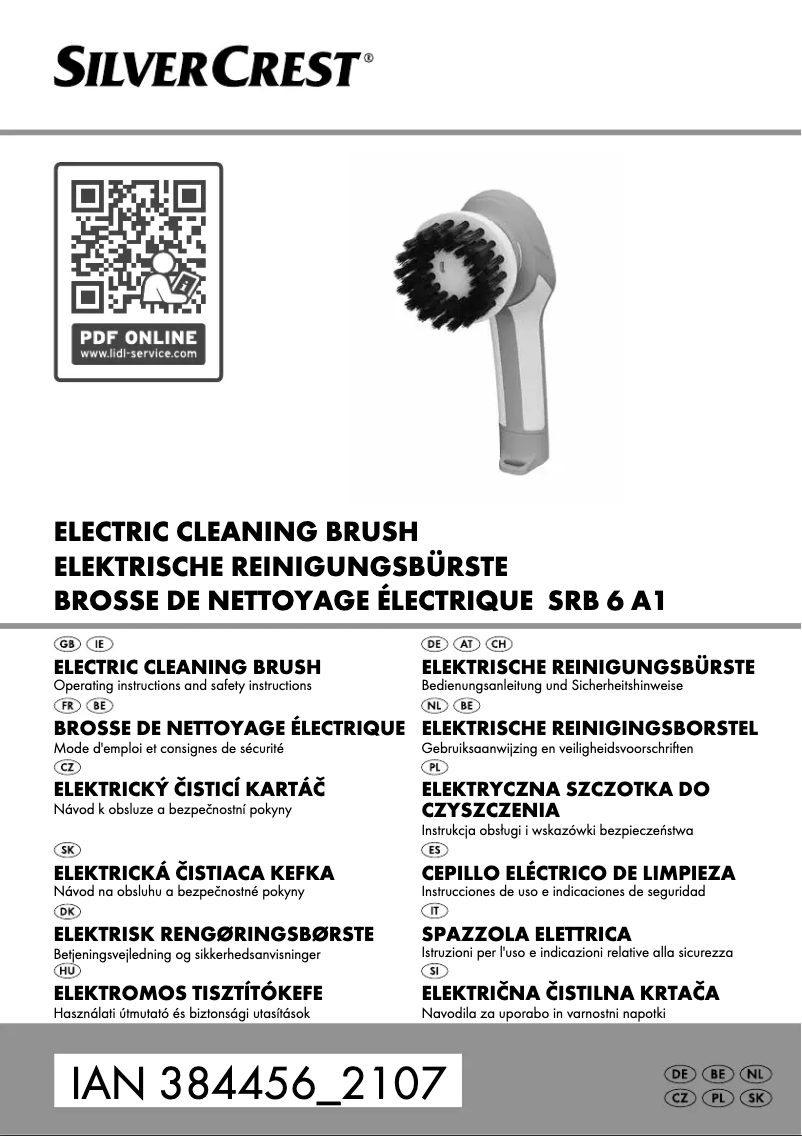 Page 1 de la notice Manuel utilisateur SilverCrest SRB 6 A1