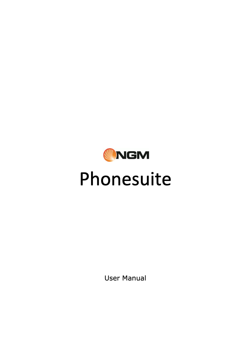 Page 1 de la notice Manuel utilisateur NGM-Mobile Enjoy Lite