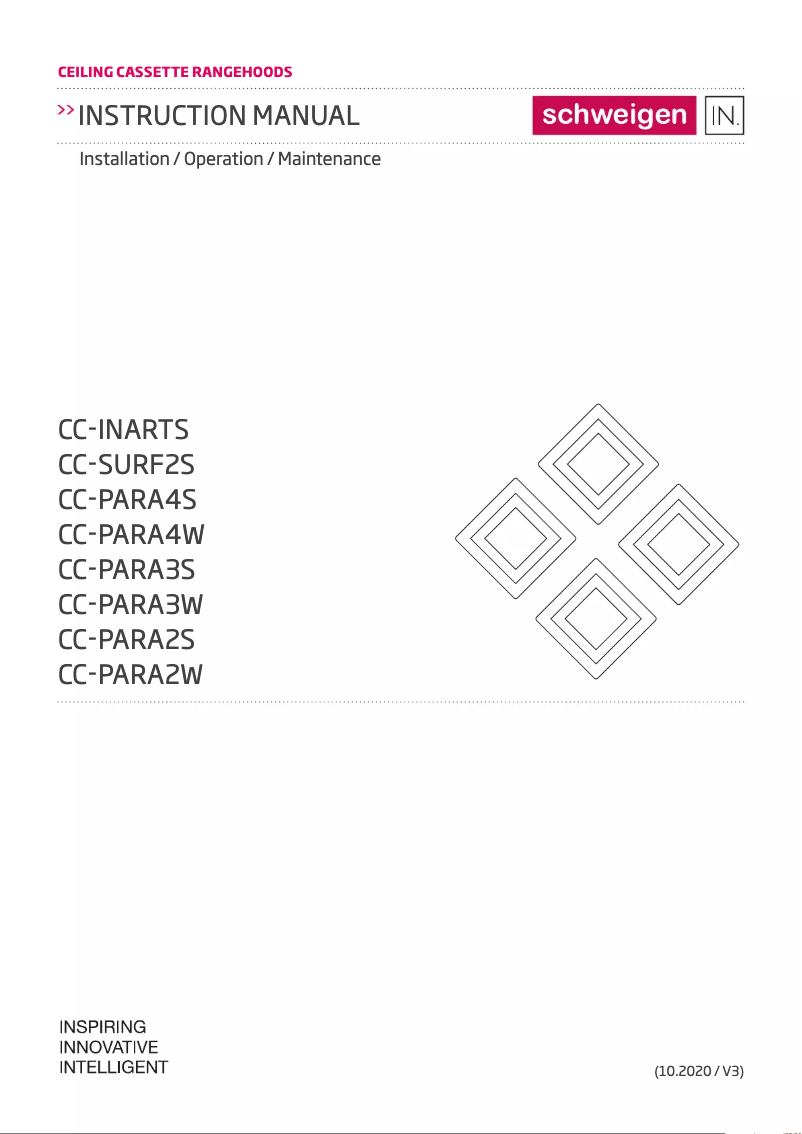 Image de la première page du manuel de l'appareil CC-PARA3S
