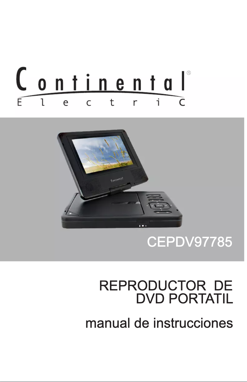 Image de la première page du manuel de l'appareil CEPDV97785