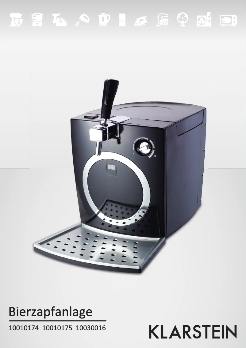 Page 1 de la notice Manuel utilisateur Klarstein 10010174