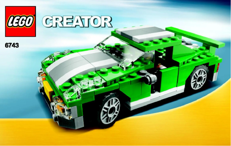 Page n°1 - Manuel utilisateur Lego Creator 6743