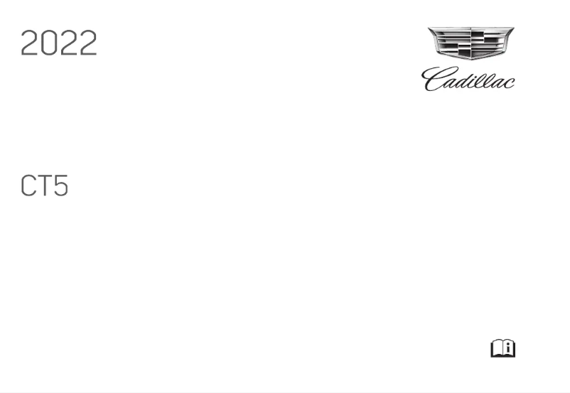 Page 1 of the manual User Manual Cadillac CT5 (2024)