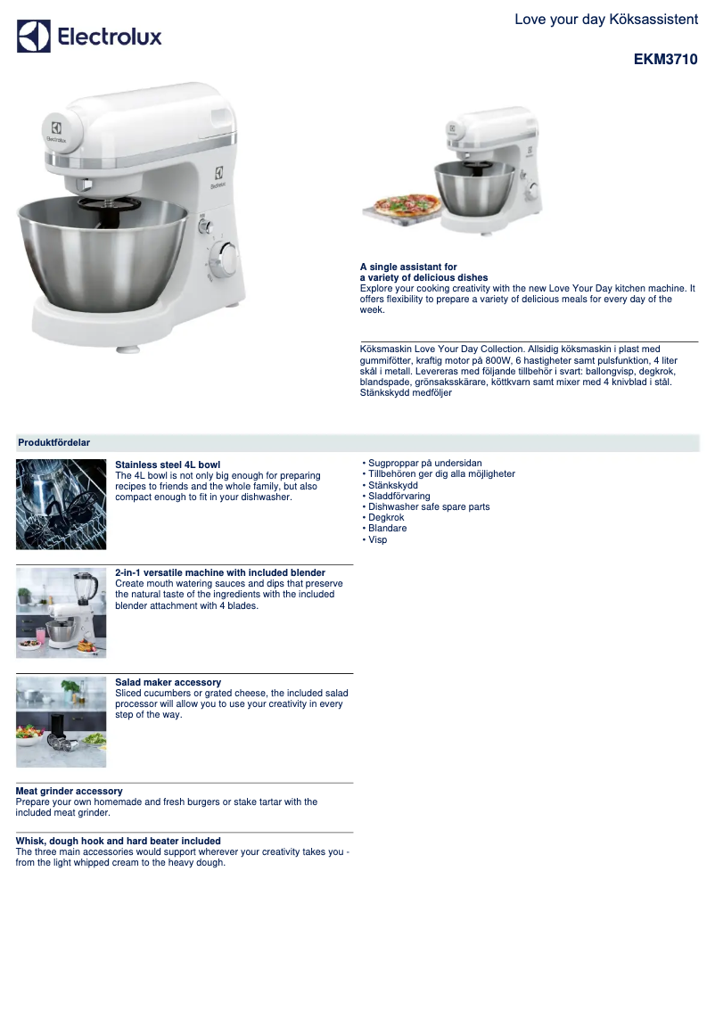 Image de la première page du manuel de l'appareil EKM3710