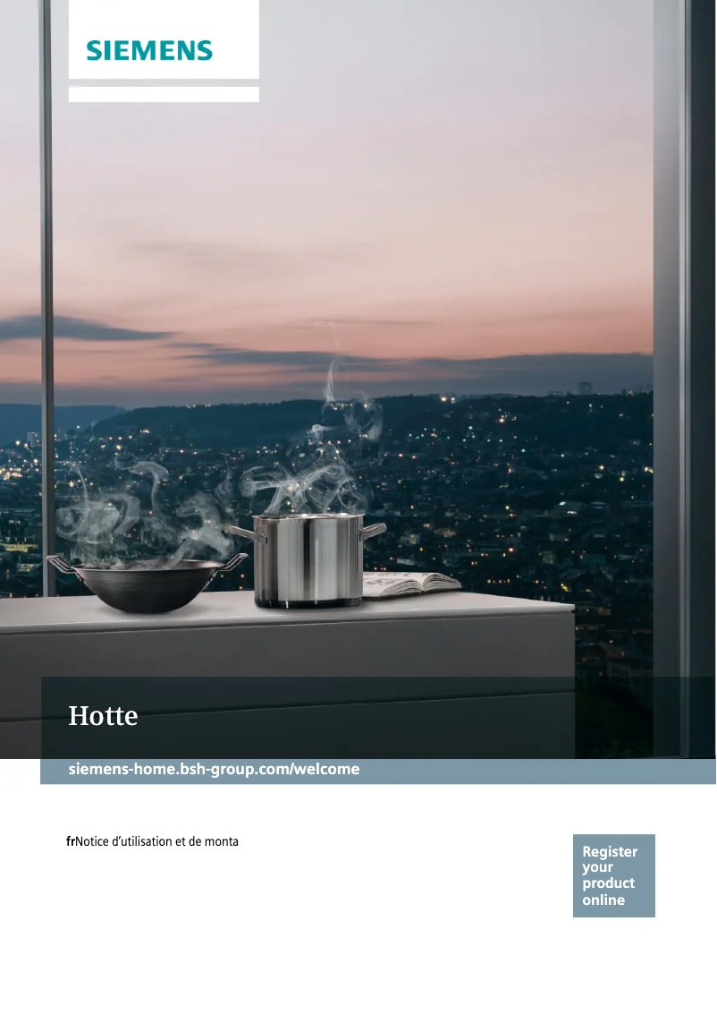 Page 1 de la notice Manuel utilisateur Siemens LC97FQW60