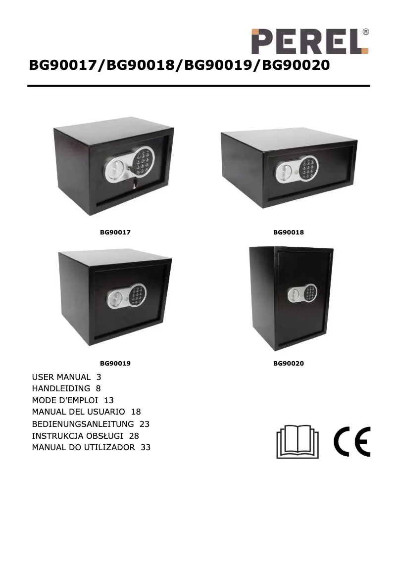 Page n°1 - Manuel utilisateur Perel BG90020