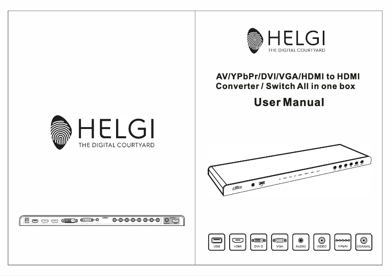 Page 1 de la notice Manuel utilisateur HELGI HLG0391N