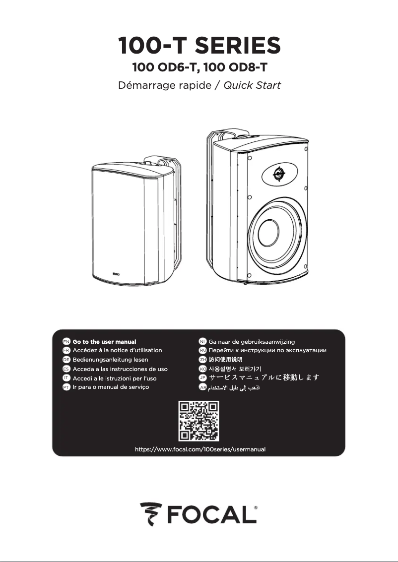 Imagen de la primera página del manual del dispositivo 100 OD8-T