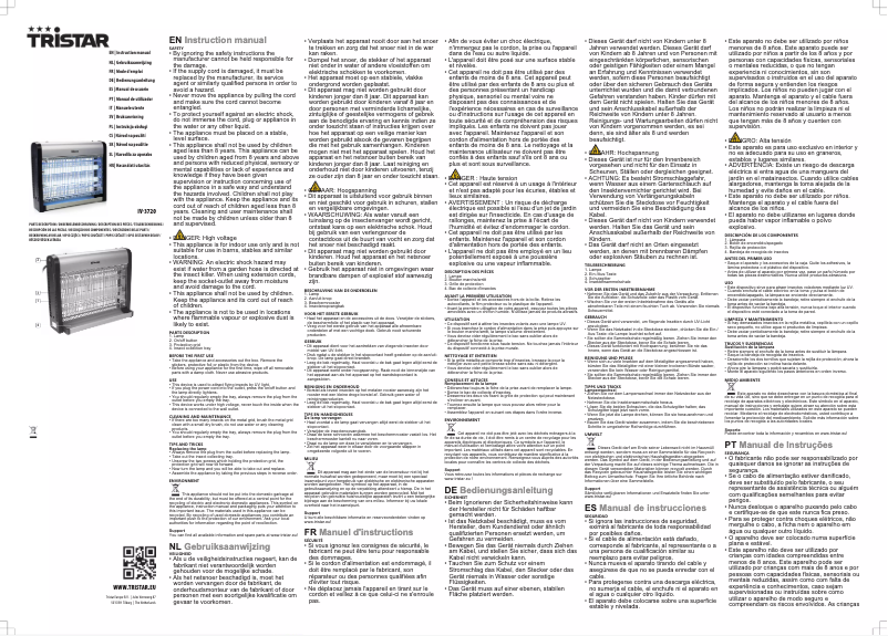 Imagen de la primera página del manual del dispositivo IV-3720