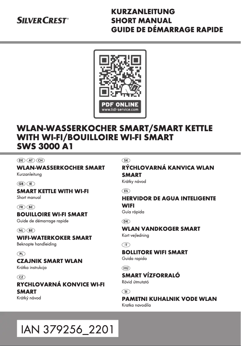 Page 1 de la notice Manuel utilisateur SilverCrest SWS 3000 A1