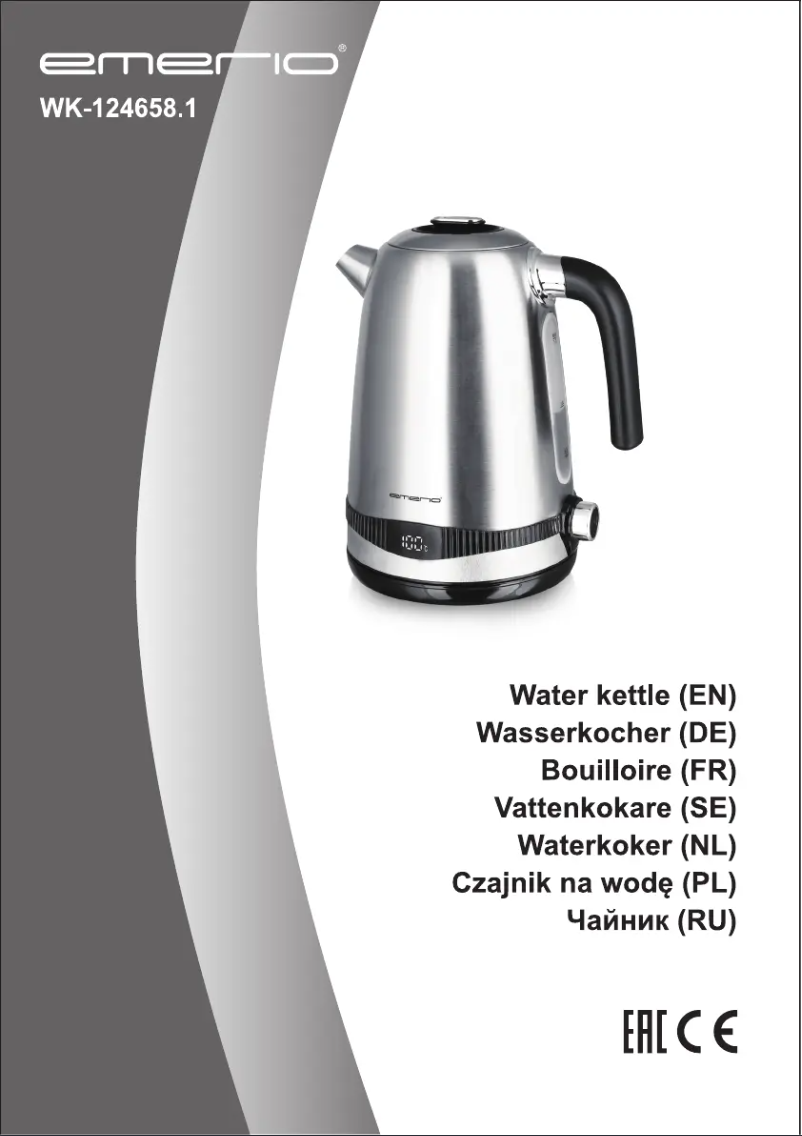Page 1 de la notice Manuel utilisateur Emerio WK-124658