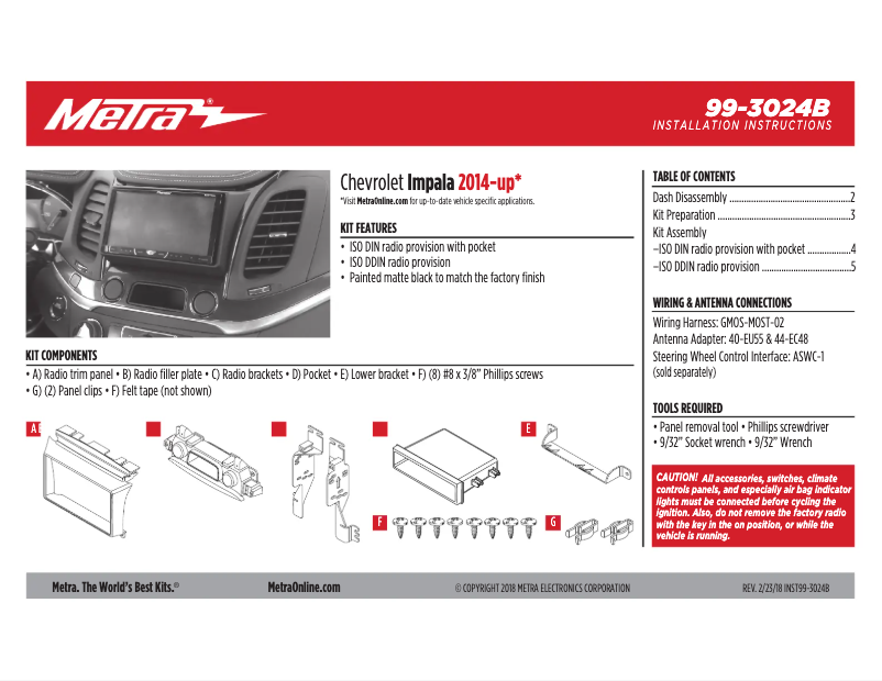Image de la première page du manuel de l'appareil 99-3024B