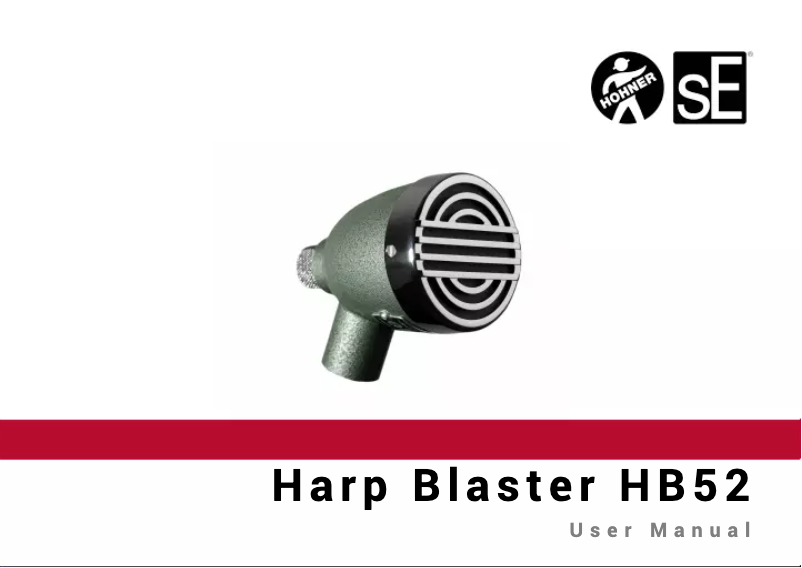 Page n°1 - Manuel utilisateur Hohner Harp Blaster HB52
