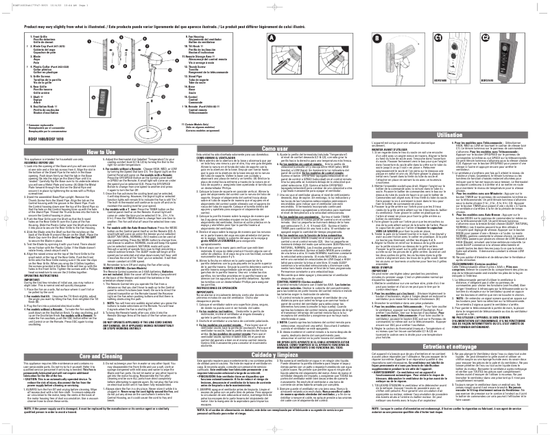 Page n°1 - Manuel utilisateur Black & Decker BDSF1600