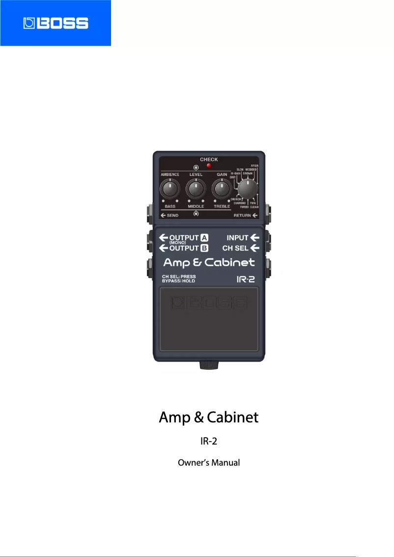 Image de la première page du manuel de l'appareil IR-2