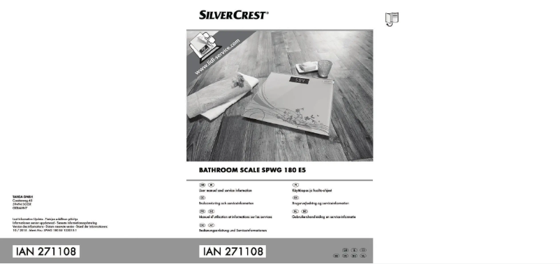 Imagen de la primera página del manual del dispositivo SPWG 180 E5