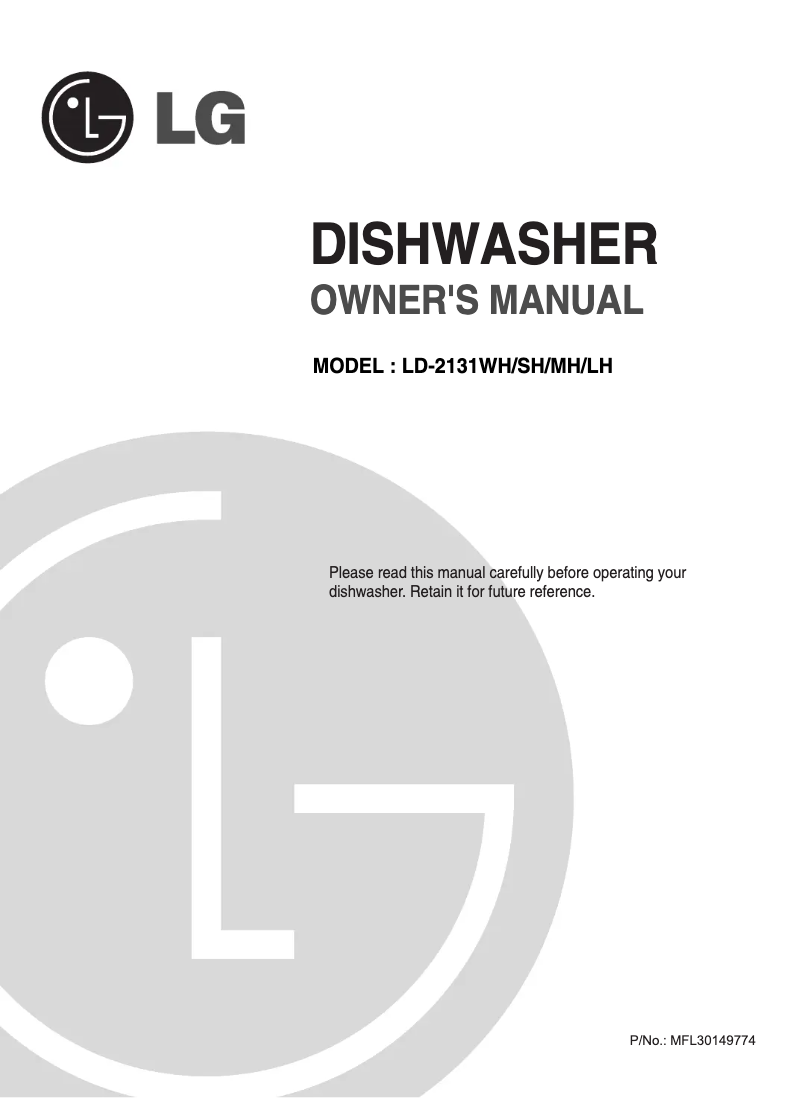 Página 1 del manual Manual de usuario LG LD-2131LH